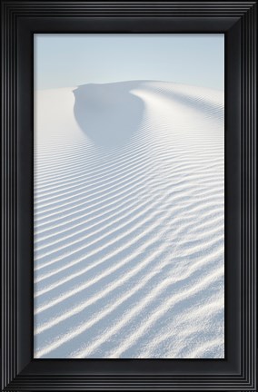 Framed White Sands II no Border Print
