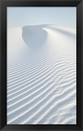 Framed White Sands II no Border Print