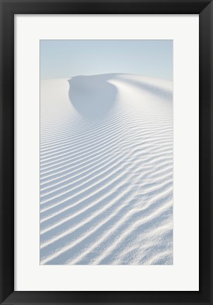 Framed White Sands II no Border Print