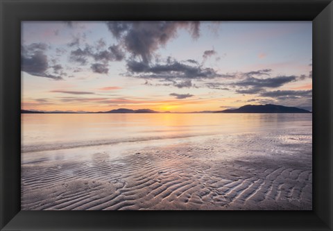 Framed Samish Bay Sunset II Print