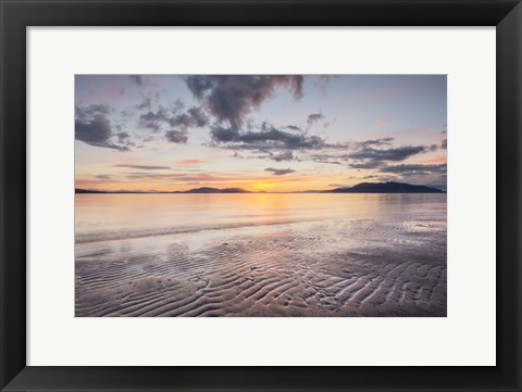 Framed Samish Bay Sunset II Print