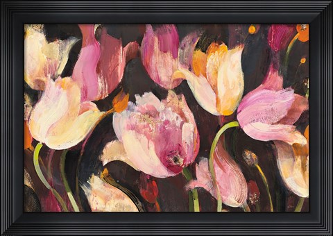 Framed Popping Tulips Print