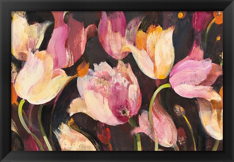 Framed Popping Tulips Print