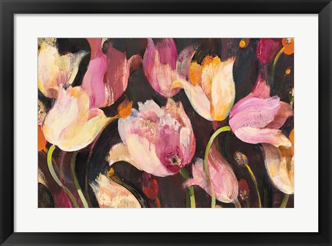 Framed Popping Tulips Print