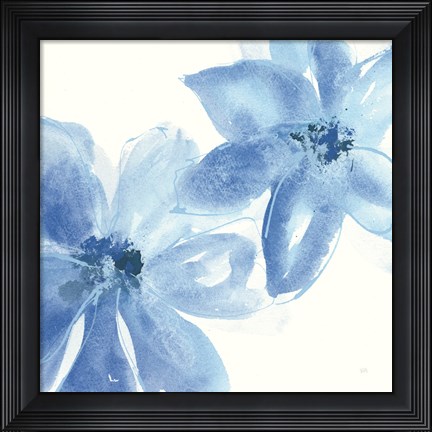 Framed Cobalt Clematis II Print