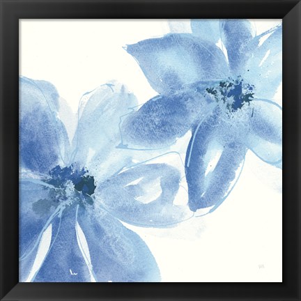 Framed Cobalt Clematis II Print