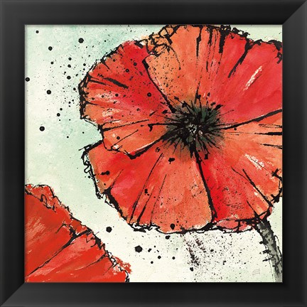 Framed Not a California Poppy IV Print