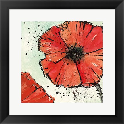 Framed Not a California Poppy IV Print