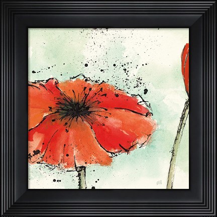 Framed Not a California Poppy III Print