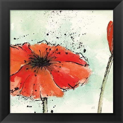 Framed Not a California Poppy III Print