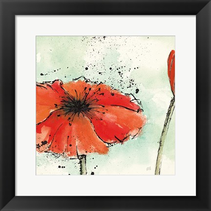 Framed Not a California Poppy III Print