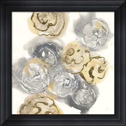 Framed Gold Edged Neutral I Print