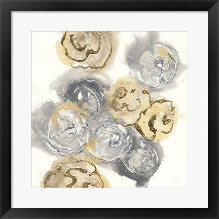 Framed Gold Edged Neutral I Print