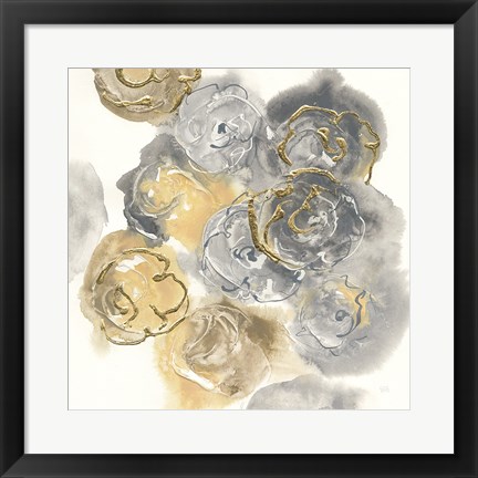 Framed Gold Edged Neutral II Print
