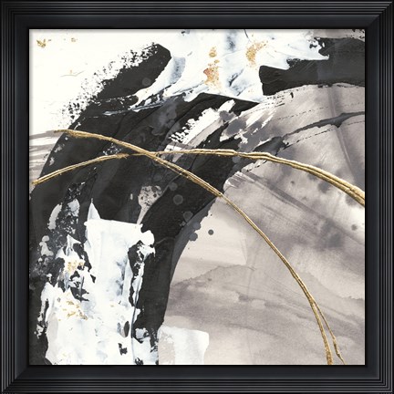 Framed Gilded Arcs II Print