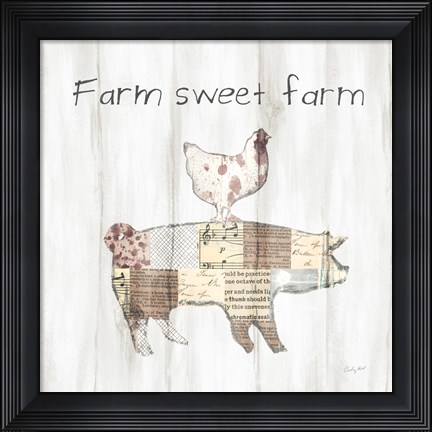 Framed Farm Family VII Print