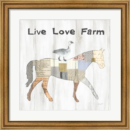 Framed Farm Family V Print