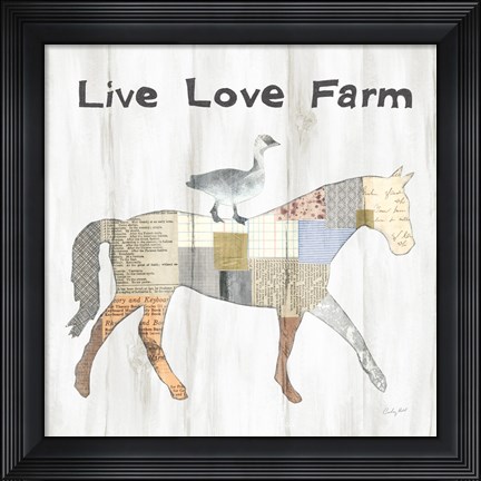 Framed Farm Family V Print