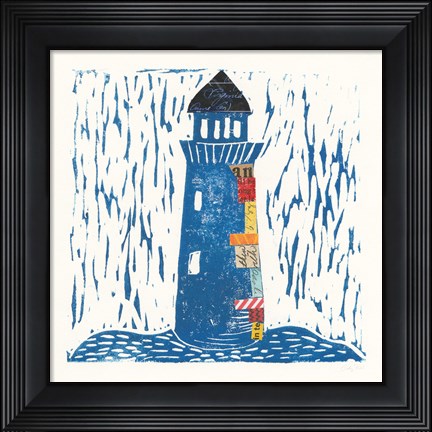 Framed Nautical Collage II Print