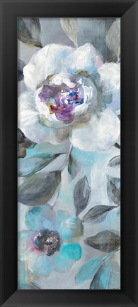 Framed Twilight Flowers II Print