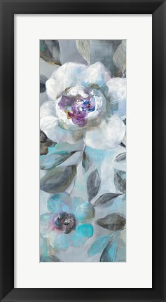 Framed Twilight Flowers II Print