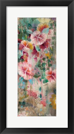 Framed Flower Shower III Print