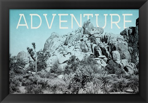 Framed Ombre Adventure III Adventure Print