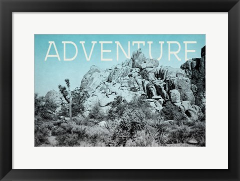 Framed Ombre Adventure III Adventure Print