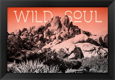 Framed Ombre Adventure II Wild Soul Print