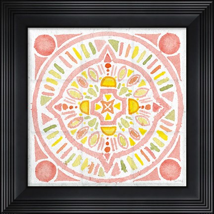 Framed Citrus Tile IV v2 Print