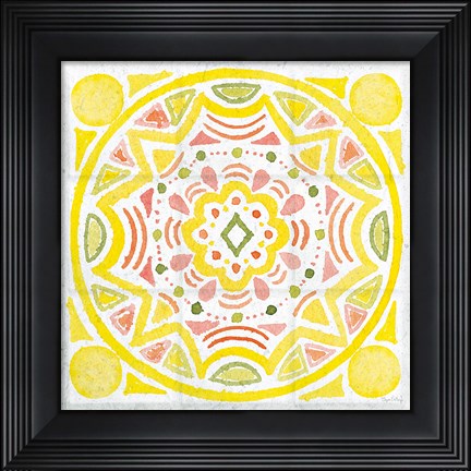 Framed Citrus Tile II v2 Print