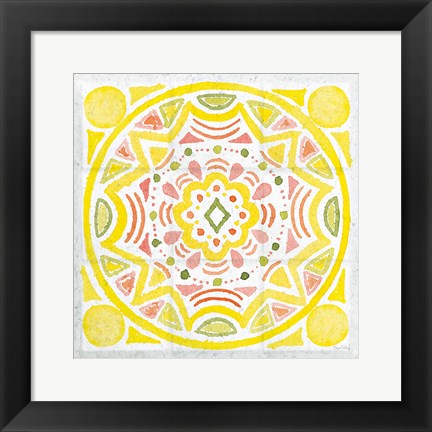 Framed Citrus Tile II v2 Print