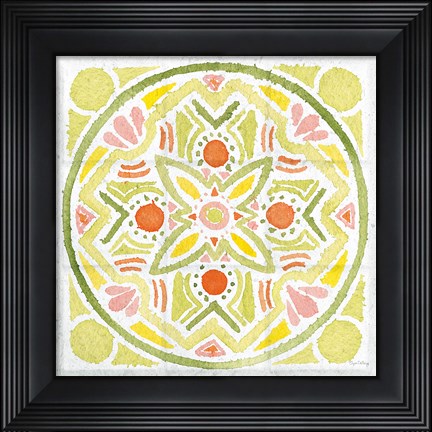 Framed Citrus Tile III v2 Print