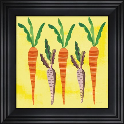 Framed Veggie Time V v2 Print