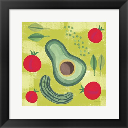 Framed Veggie Time II Print