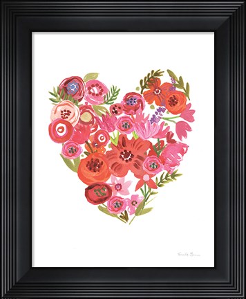 Framed Valentine Chic II no Words Print