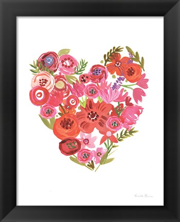 Framed Valentine Chic II no Words Print