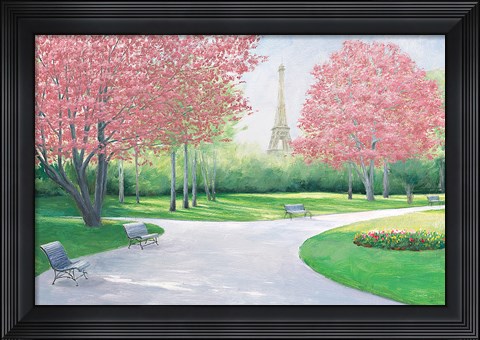 Framed Parisian Spring v2 Crop Print