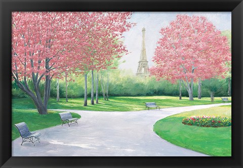 Framed Parisian Spring v2 Crop Print