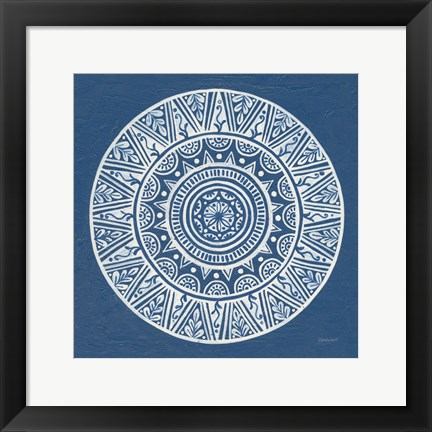 Framed Circle Designs III Print