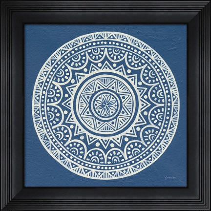 Framed Circle Designs II Print