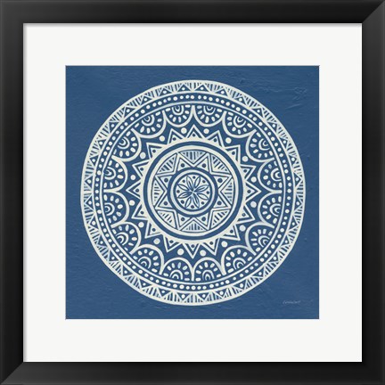 Framed Circle Designs II Print