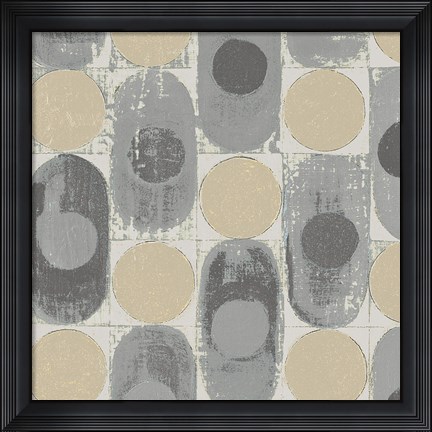 Framed 16 Blocks Square XVI Archroma Print