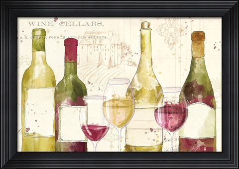 Framed Chateau Winery I Print