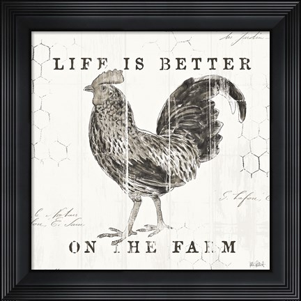 Framed Farmhouse Fresh III Print