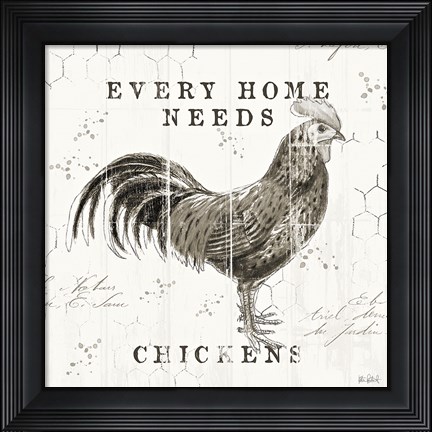 Framed Farmhouse Fresh II Print