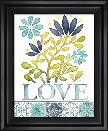 Framed Garden Getaway Inspiration III Print