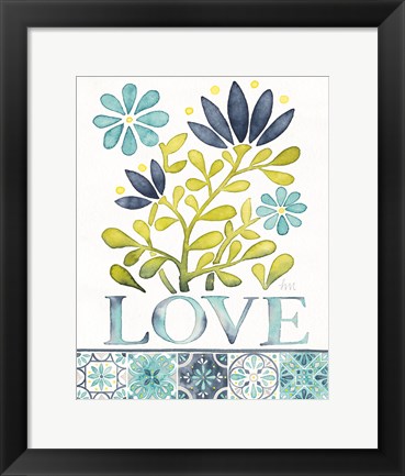 Framed Garden Getaway Inspiration III Print