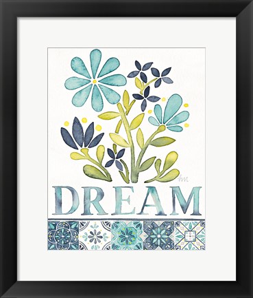 Framed Garden Getaway Inspiration I Print