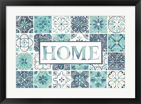 Framed Garden Getaway Home Print